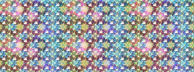 Şirin çiçek elementleri. Raster illüstrasyonu. Mavi ve nötr renklerde çiçekler. Çizim.