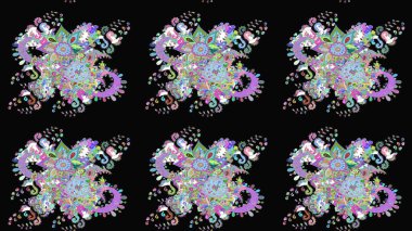 Moda baskısı. Çiçeğin suluboya çizimlerinin mükemmel deseni. Dekorasyon ve tasarım için güzel bir desen. Eski model. Suluboya çizim kalıbı. Raster illüstrasyonu.