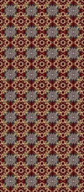 Doğu tarzı arabesk. Kusursuz altın desenli bukleler. Kahverengi, gri bej renklerde, altın elementlerle kusursuz desen. Raster. Parlak dantel, stilize çiçekler, şal desenli. Hassas altın desen.