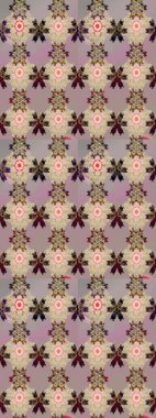 Raster 'ın taze dokusu. Paketleme, tekstil, duvar kâğıdı için çiçek eskizi. Yumuşak pamuk tasarımı. Klasik çiçek desenli. Yumuşak kiremit.