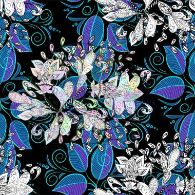 Hoş renklerde çiçekler. Nazik, narin çiçek arkaplanı. Raster çiçek desenli ve çiçekli..