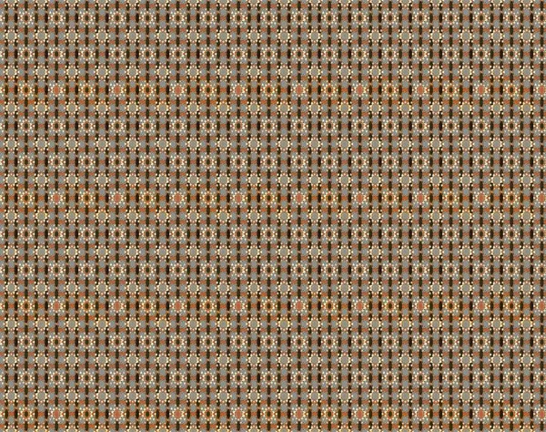 Raster illüstrasyonundaki çiçek desenli çizim. Kahverengi ve gri renkte çiçekler.