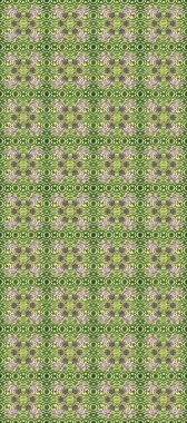 Tarafsız, yeşil ve bej renklerde altın tekrarlayan elementlerle soyut arkaplan. Kusursuz oryantal klasik altın desen.