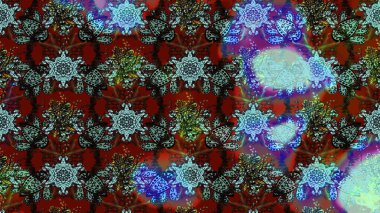 Çiçek desenli eskiz kahverengi ve mavi renkler, el çizimi papatyalar, papatyalar. Tekrar eden çiçek arkaplanı, zarif kahverengi ve mavi çiçek duvar kağıdı.