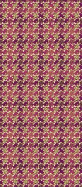 Raster. Parlak dantel, stilize çiçekler, şal desenli. Doğu tarzı arabesk. Kusursuz altın desenli bukleler. Hassas altın deseni açın. Mor, bej ve kahverengi renklerde altın elementlerle.