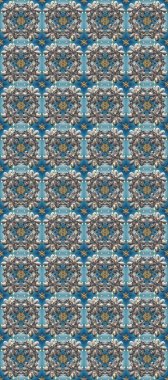 Gri, mavi ve altın elementli nötr renklerde kusursuz klasik desen. Noel, kar tanesi, yeni yıl 2019.