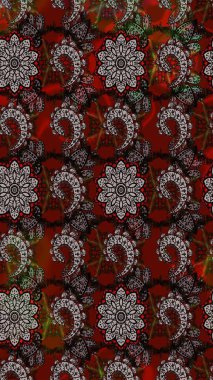 Renkli Yaz Temalı eskiz kalıbı. Düz Çiçek Elementleri Tasarımı. Sevimli çiçek raster deseni. Modaya uygun kumaş deseni.