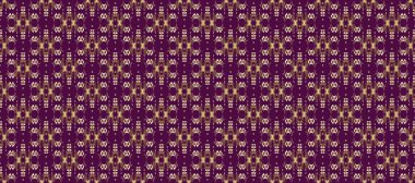 Mor, kahverengi, bej renklerde Raster altın deseni. Soyut duvar kâğıdı, ambalaj dekorasyonu. Altın kar taneleri basit, pürüzsüz desen. Kışın sembolü, Mutlu Noel tatili, Mutlu yıllar 2019.