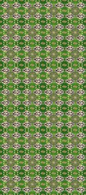 Damask pürüzsüz yineleme kalıbı. Yeşil, nötr ve gri renklerde altın element. Barok tarzında altın çiçekli süs. Antika altın tekrarlanabilir duvar kağıdı.