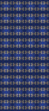 Hassas altın deseni açın. Güzel renklerde ve altın elementlerle kusursuz desen. Parlak dantel, stilize çiçekler, şal desenli. Raster illüstrasyonu. Kusursuz altın desenli bukleler. Doğu tarzı arabesk