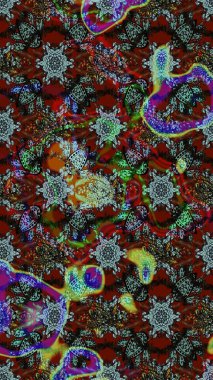 Renkli gri ve kahverengi çizim kalıpları. Elle çizilmiş sonbahar çiçeği deseni. Gri ve kahverengi renkli çiçekler. Doodle tarzı. Tekstil ve kapak tasarımı için mükemmel.