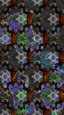 Tekstil, duvar kâğıdı, kapaklar, yüzey, baskı, hediye paketi, hatıra defteri, dekupaj. Taşralı şıklığı. Özgürlük stili Millefleur 'lar. Küçük yabani çiçeklerdeki halk modelini çiz..