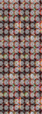 Çiçekli çiçek deseni, suluboya. Küçük çiçekte güzel bir çiçek deseni var. Raster deseni.