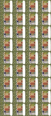 Kartpostallar, duvar kağıtları ya da tatil tasarımı için dekoratif, pürüzsüz desen. Şenlikli konfeti geçmişi olan eski Avrupa konak evlerinin renkli bir çizimi.