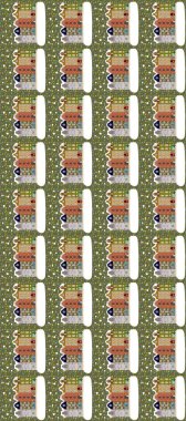 Kartpostallar, duvar kağıtları ya da tatil tasarımı için dekoratif, pürüzsüz desen. Şenlikli konfeti geçmişi olan eski Avrupa konak evlerinin renkli bir çizimi.