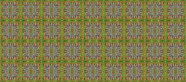 Wallpaper baroque, damask. Seamless raster background. Seamless floral pattern. Graphic modern seamless pattern on green and gray colors.