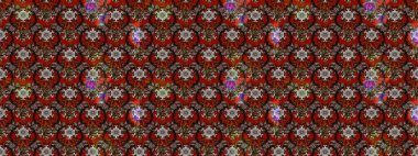 Düz Çiçek Elementleri Tasarımı. Renkli Bahar Teması eskiz kalıbı. Güzel çiçek deseni. Kahverengi ve kırmızı renkte çiçekler.