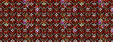 Düz Çiçek Elementleri Tasarımı. Renkli Bahar Teması eskiz kalıbı. Güzel çiçek deseni. Kahverengi ve kırmızı renkte çiçekler.