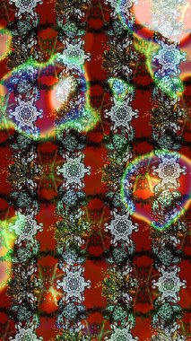 Düz Çiçek Elementleri Tasarımı. Çiçek desenli eskiz, yaz çiçekleri. Renkli Bahar Teması eskiz kalıbı. Kahverengi ve kırmızı renkte çiçekler.