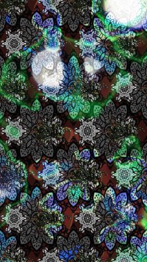 Renkli Bahar Teması eskiz kalıbı. Çiçekli eskiz arkaplanı. Düz Çiçek Elementleri Tasarımı. Çocuk stili.