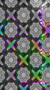 Küçük çiçekte güzel bir desen. Moda baskıları için zarif bir şablon. Çiçekli bahar çiçekleri. Küçük renkli çiçekler. Motley illüstrasyonu.