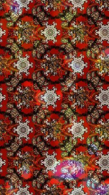 Küçük çaplı çiçeklerdeki basit şirin desenler. Tekstil veya kitap kapakları, imalat, duvar kağıtları, baskı, hediye paketi ve yapıştırma kitabı için çiçek eskizi geçmişi. Raster illüstrasyonu.