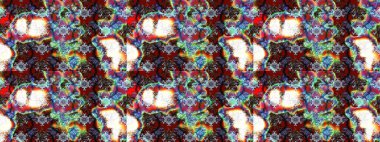 Renkli çizim kalıbı. Çiçek arkaplan. Tarafsız ve kırmızı renklerde şirin tekstil tarzında. Çiçek duvar kâğıdı. Raster illüstrasyonu.