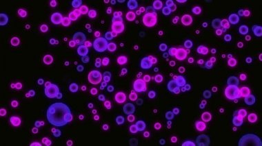 Hareketli leylak kabarcıkları