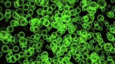 Hareket Yeşil baloncuklar