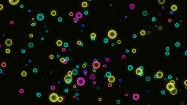 Motion bubbles footage — Stock Video