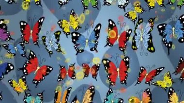 Hareket kelebekler arka plan