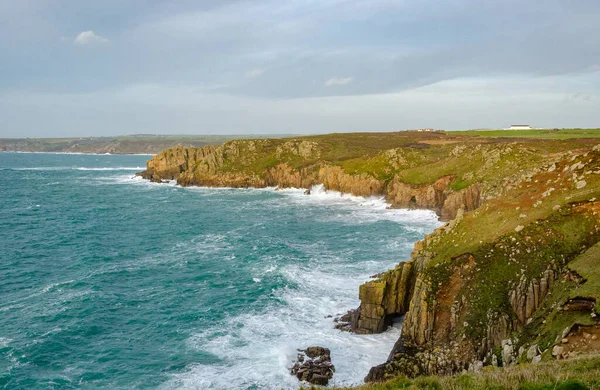 Lands End Inglaterra Parte Más Occidental Inglaterra Reino Unido Reino —  Fotos de Stock