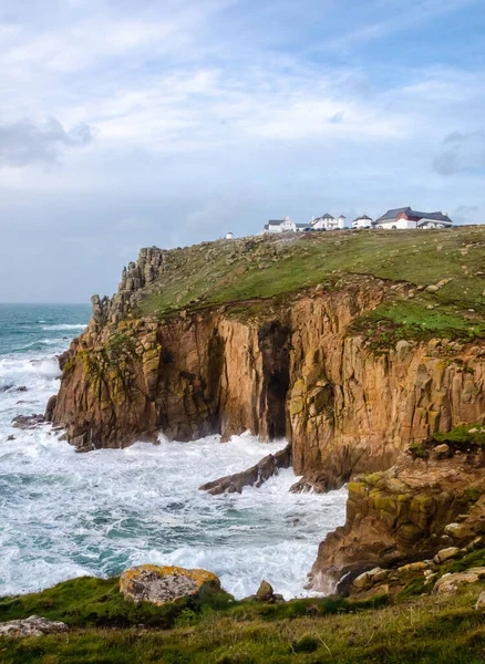 Lands End Inglaterra Parte Mais Ocidental Inglaterra Reino Unido Reino — Fotografia de Stock