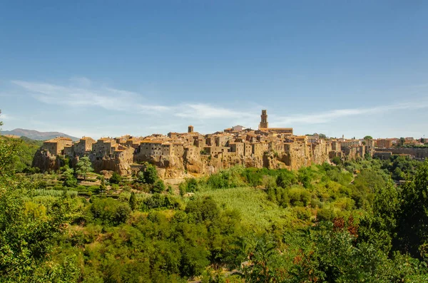 Volterra意大利 吸血鬼应该居住的宏伟城镇的景观 — 图库照片#