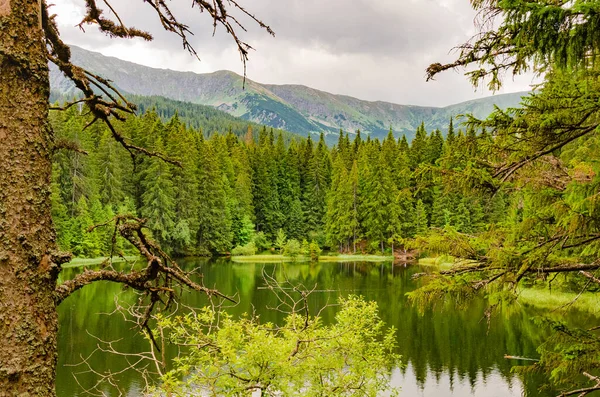 Lago Slovacchia Montagne Bassi Tatra — Foto Stock