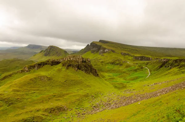 Montagne Verdi Nell Isola Skye Scozia — Foto Stock