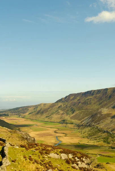 Vista Una Valle Dalla Cima Della Montagna Pen Ole Wen — Foto Stock