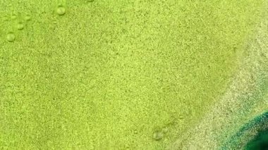 Glitter arka plan üzerinden akan kabarcıkları