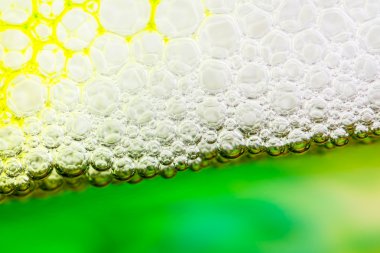 Sabun köpük yakın çekim