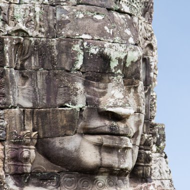 Bayon Kamboçya ikonik yüzler