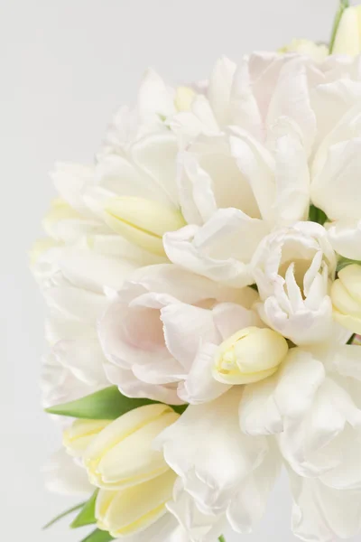 Pastel tulip wedding bouquet — Stock Photo, Image