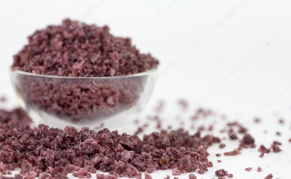 Wine infused rock salt