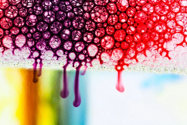 Tinta e bolhas — Fotografia de Stock