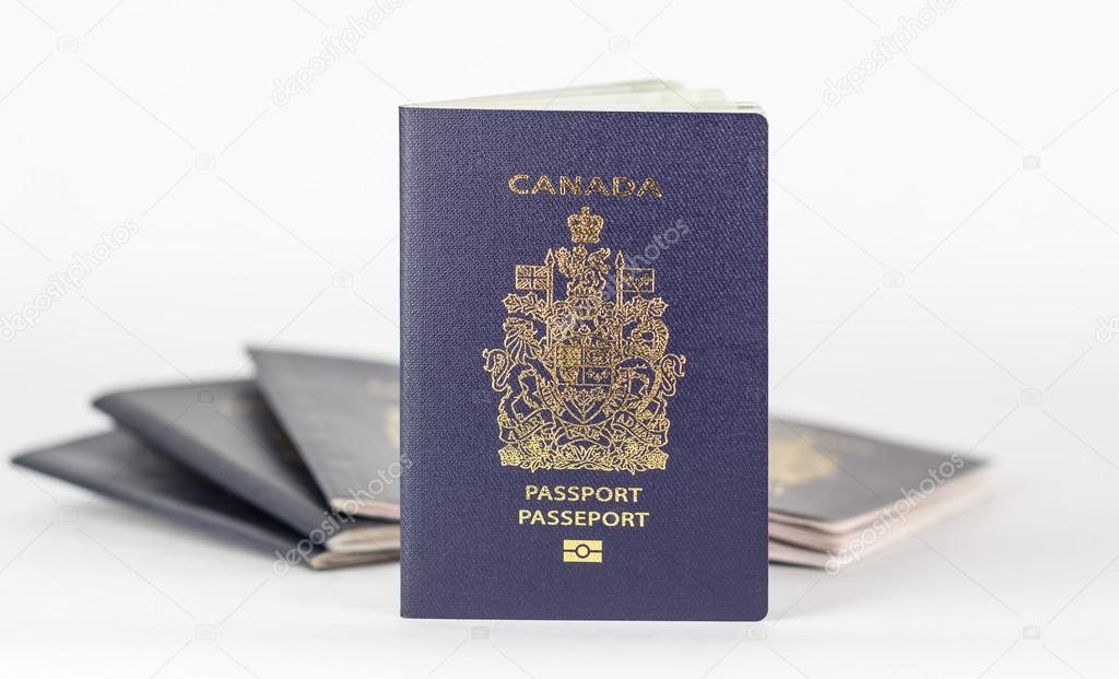 New Canadian ePassport with old in background