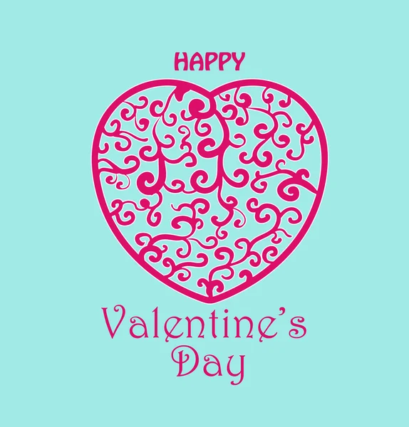 Valentines day card — Stock Vector