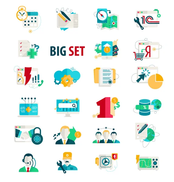 Icons for website and mobile — Stock Vector