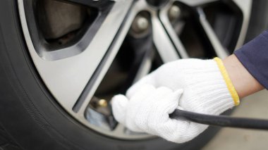 Inflate your car tires to save fuel before traveling.	