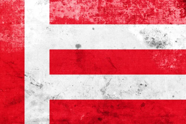 Флаг Эйндховена, со старинным и старинным видом — стоковое фото
