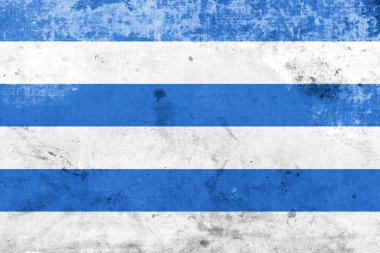 Vintage ve eski bir görünüm ile Tallinn, bayrak