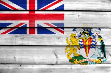 Britanya Antarktika Bölgesi, eski ahşap pla boyalı bayrağı